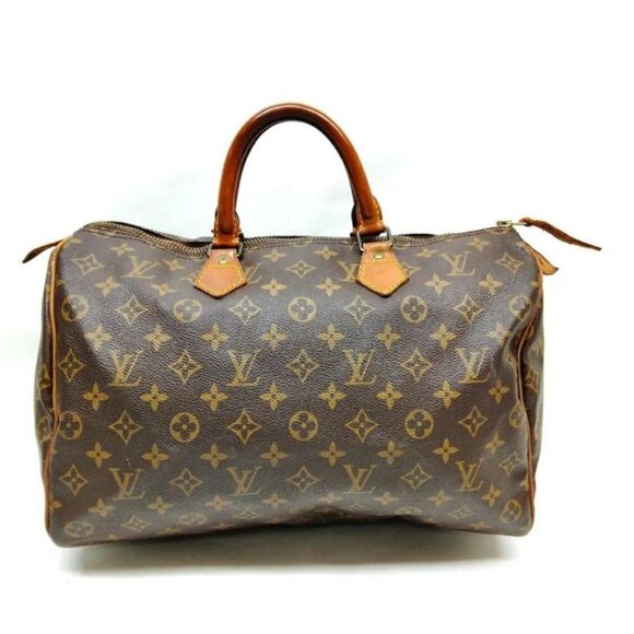 Louis Vuitton Handbags - 100% Authentic Louis Vuitton Speedy 35 Brown Monogram Hand Bag